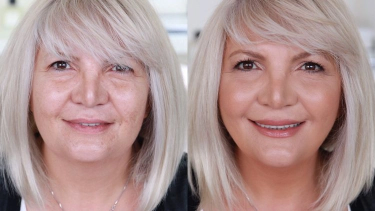 Tages-Make-up für reife Frauen - Concealer für die Augenpartie
