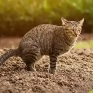 Tipps gegen Katzen im Garten - Katzenkot und Urin in Beeten und Sandkästen