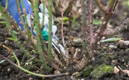 verholzte Rosen schneiden bodennah und umplanzen