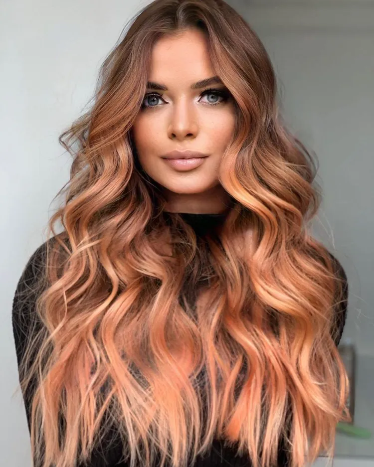 balayage für braune haare bilder haarfarben trends 2023