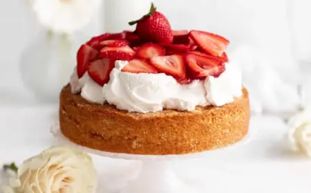 erdbeer blechkuchen mit biskuitboden (1)