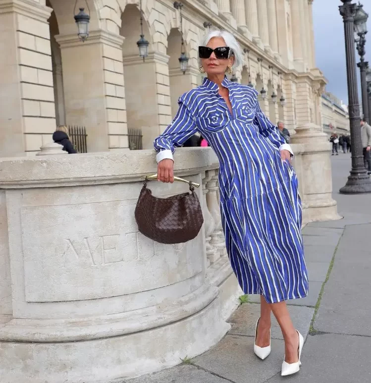 mode für reife frauen hemdkleid mal anders