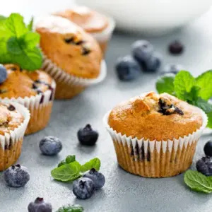 muffins in der heißluftfritteuse backen saftige heidelbeermuffins rezept