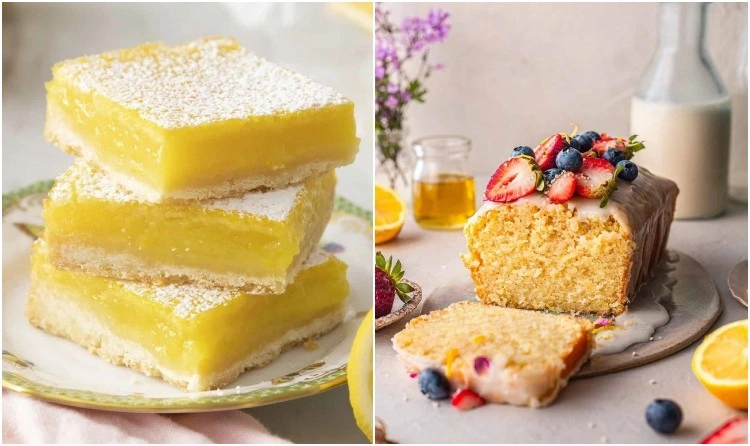 Zitronenkuchen Varianten mit Füllung und in Kastenform