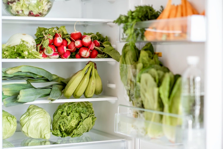 frisches gemüse wie salate und was essen im sommer gesundheitsbewusste menschen