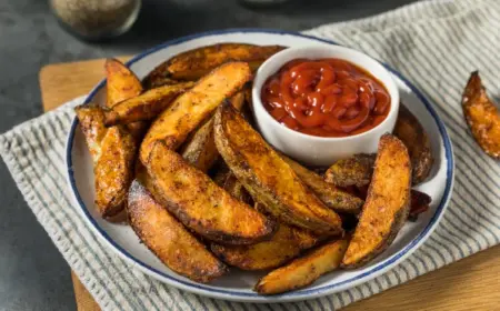 kartoffel wedges knusprig im ofen kartoffelspalten vom blech rezept