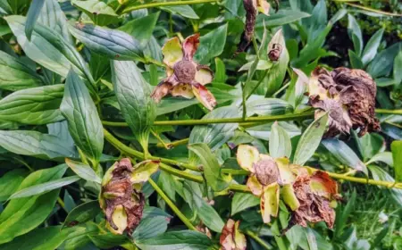 Pfingstrosen pflegen nach der Blüte - Welke Blütenstände abschneiden um Pilze zu vermeiden