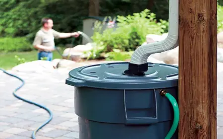 regenwasser auffangen für den gebrauch im garten oder auf dem balkon