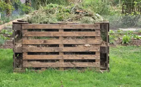 als günstiges diy projekt für den garten einen komposter aus paletten selber bauen