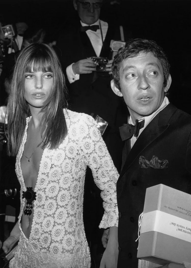 Die Stilikone Jane Birkin heiratete Serge Gainsbourg in einem Häkelkleid