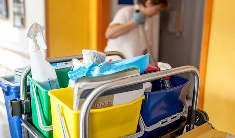 die wichtigsten farbcodierten reinigungsgeräte bestimmen