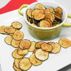 knusprige zucchini chips airfryer kalorienarme snacks zum abnehmen