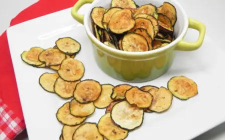 knusprige zucchini chips airfryer kalorienarme snacks zum abnehmen