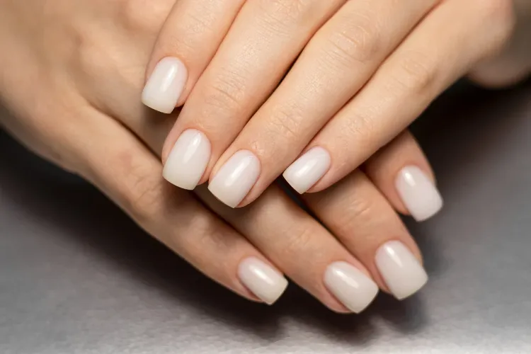 milky nails trend nagelfarbe für sommer 2023 minimalistische nageldesigns