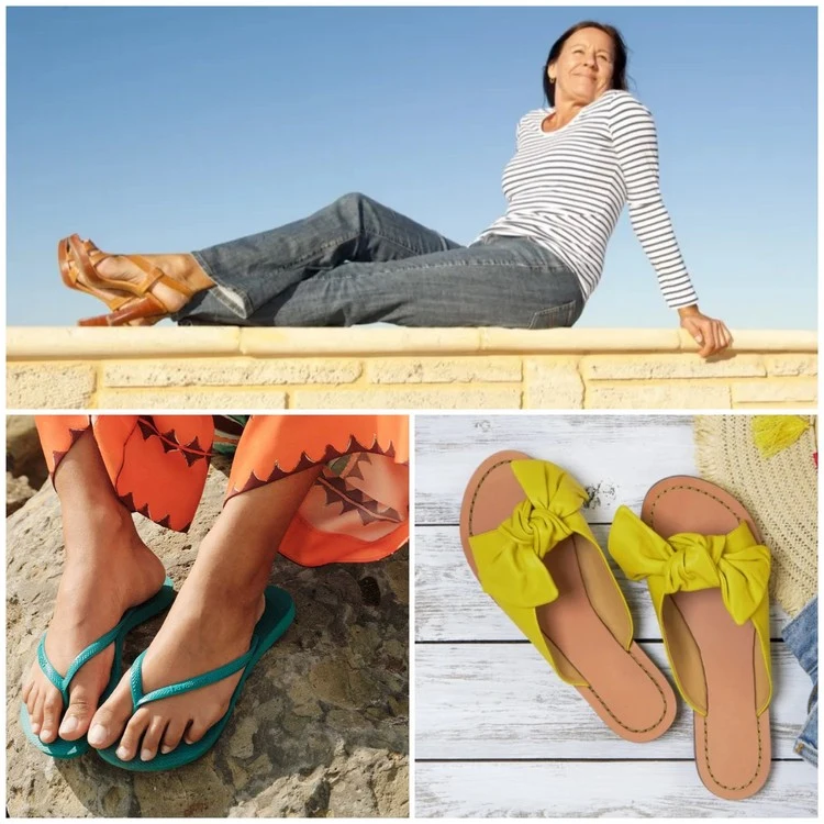 Sandalen für Frauen ab 60, die Sie unbedingt vermeiden sollten