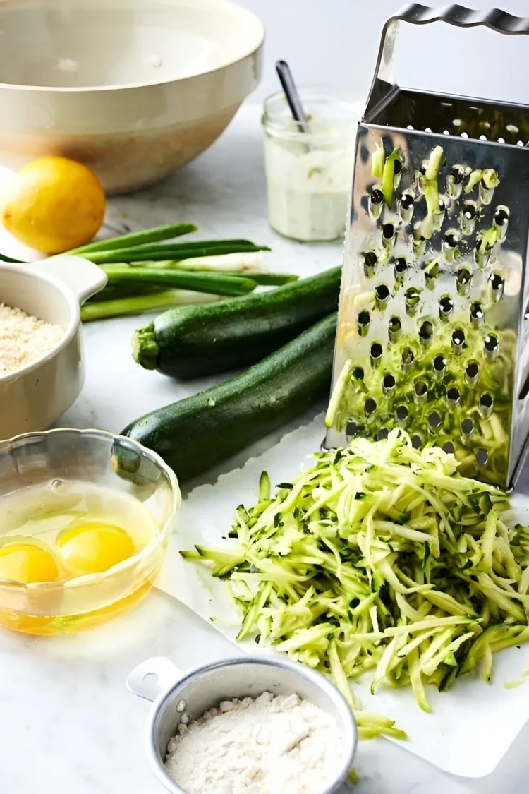 Zutaten und Tipps für die Zubereitung von Zucchini Puffer