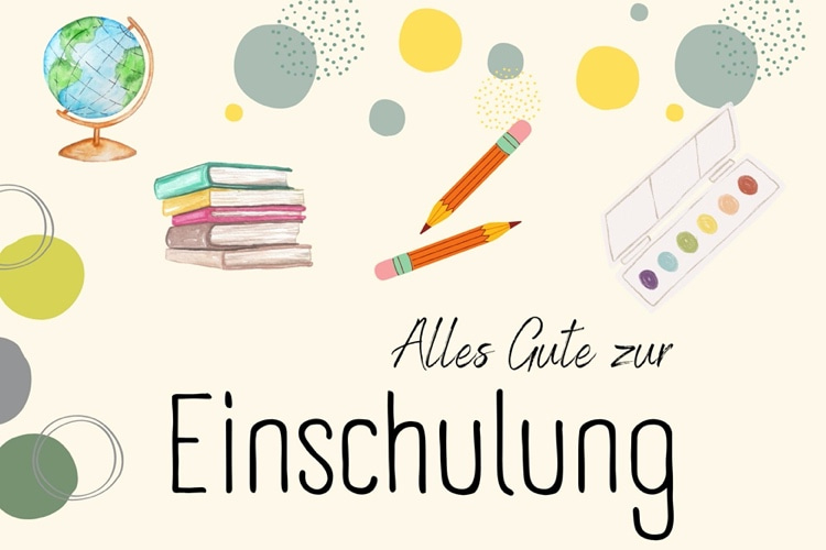 Einschulung Banner 90x185cm - Schulanfang Deko Mit Aufhängung
