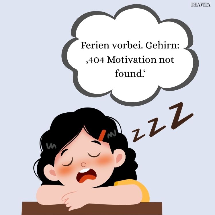 erster schultag nach den ferien lustig