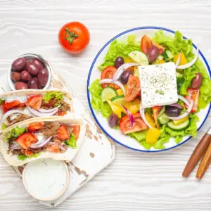 griechische Vorspeisen Rezept griechischer Salat Originalrezept