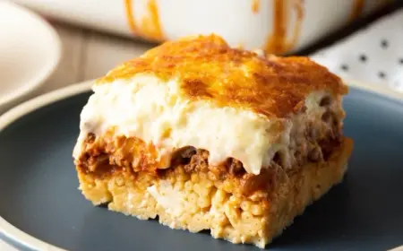 Griechischer Nudelauflauf Pastizio nach originellem Rezept