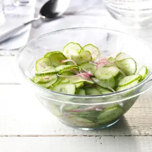 Gurkensalat mit Schmand und Dressing beste Gurkensalat Rezepte