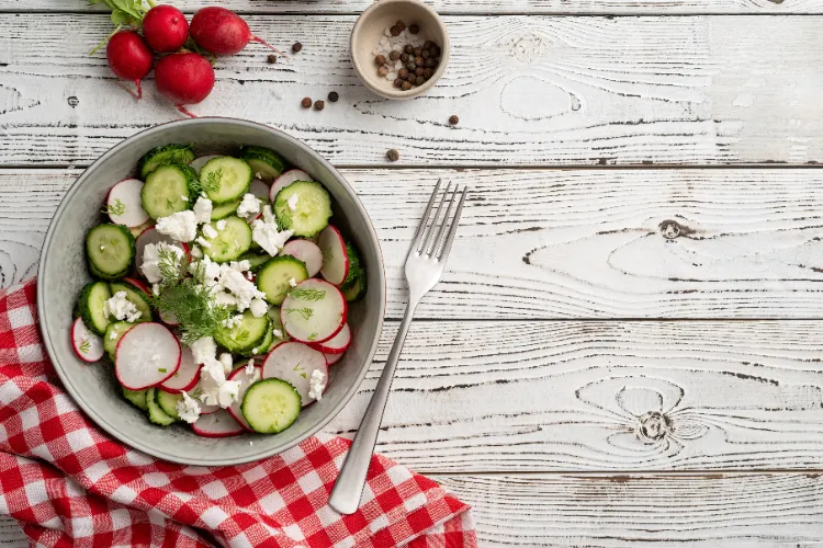 Gurkensalat Rezepte leichtes Abendessen bestes Dressing für Gurkensalat