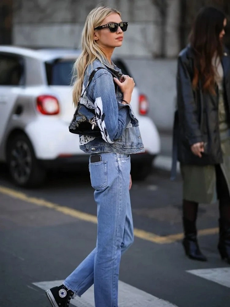 Jeansjacke mit Jeans kombinieren - So stylen Sie den Double Denim Look richtig!
