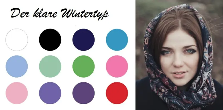 Klaren Winter-Farbtypen schmeicheln Smaragd, Saphir und Rubinrot