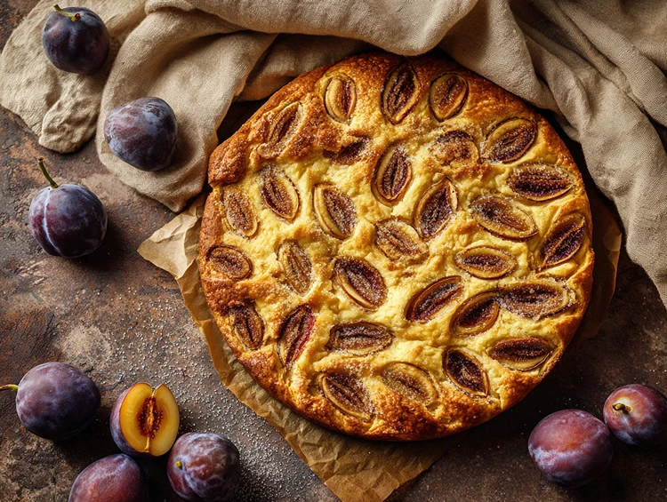 Last Minute Kuchen mit Pflaumen und TK-Blätterteig backen