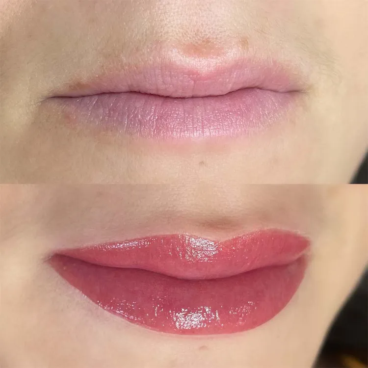 schmale lippen schminken tipps lippenstiftfarben dünne lippen