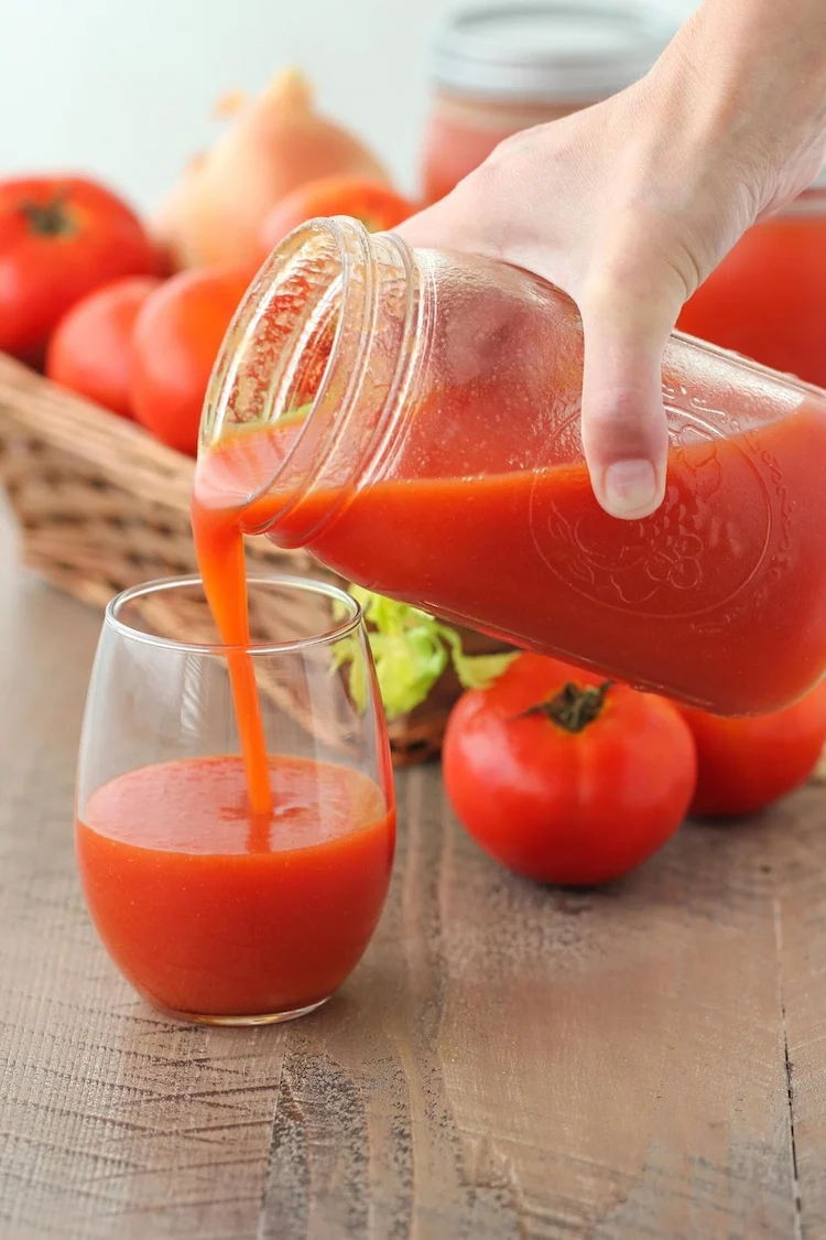 schnellen tomatensaft selber machen für sofortigen gebrauch