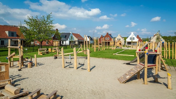 Spielplatz für Kinder im Parc Maasresidence Thorn