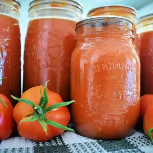 Wie man eine Tomatensoße einkochen kann