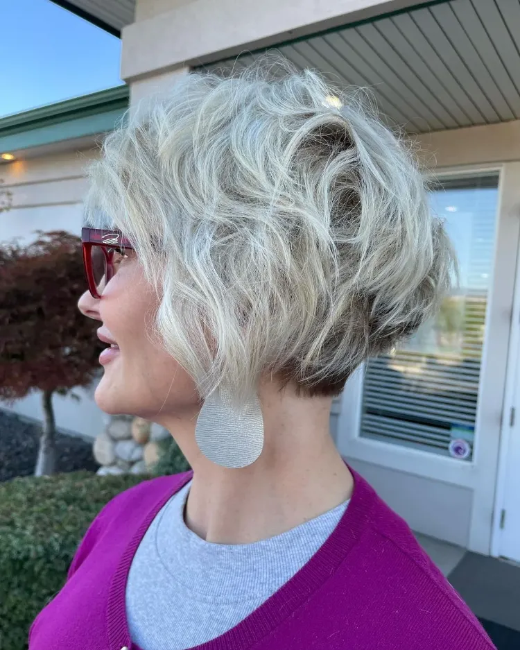 bixie cut ab 60 kurzhaarfrisuren für graues haar