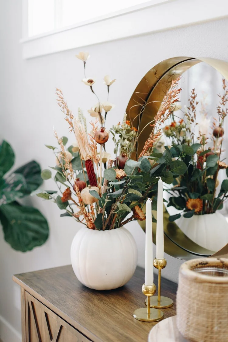 Deko-Ideen mit Trockenblumen für Herbst - So können Sie Ihren Wohnraum verschönern