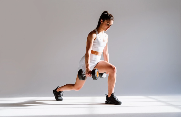 diverse squats varianten kurzhantel als anspruchsvolle übungen ausführen