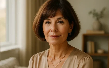 french bob für ältere frauen trendfrisur für den herbst 2025