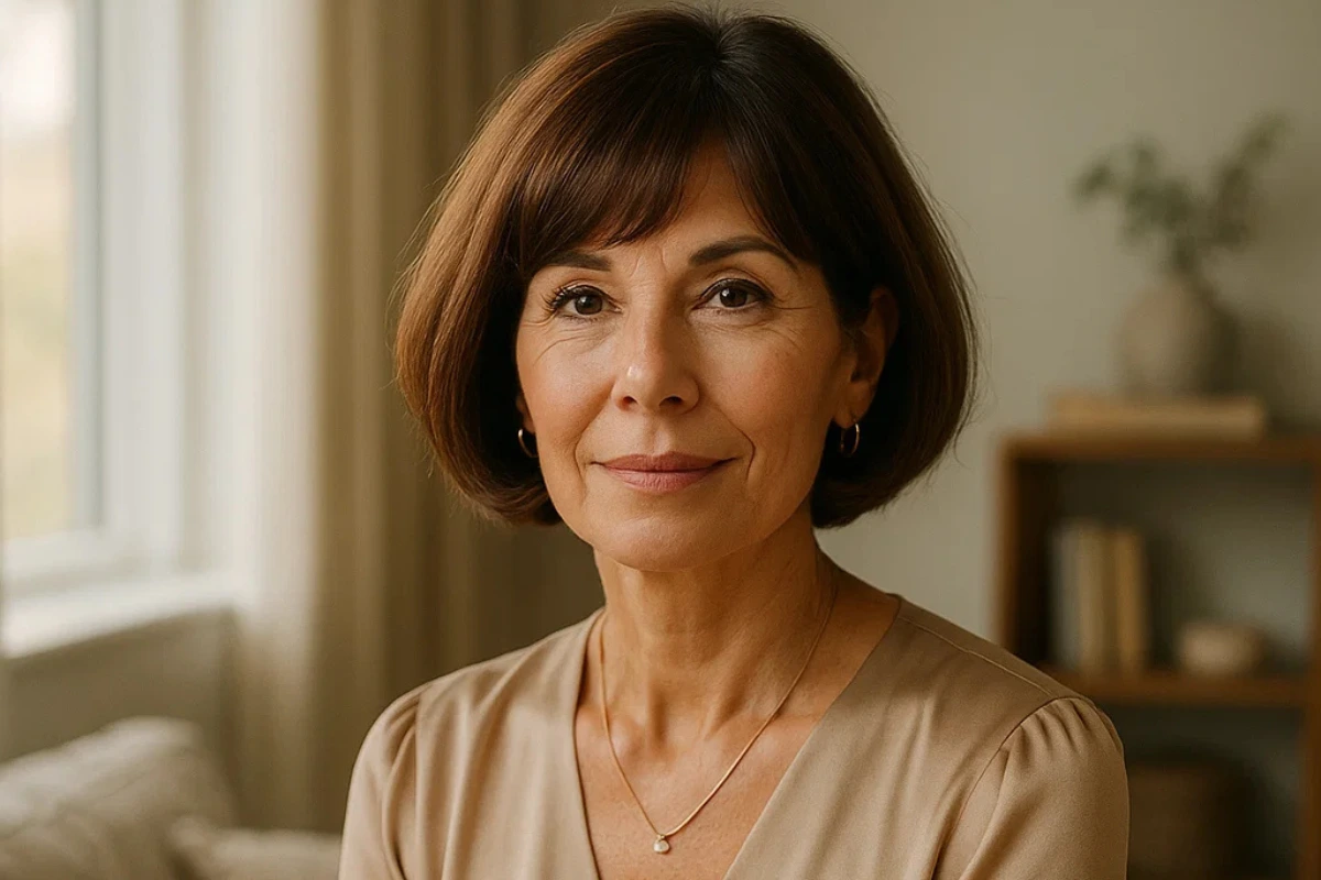 french bob für ältere frauen trendfrisur für den herbst 2025