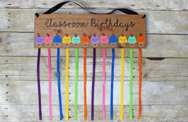 Geburtstagskalender basteln mit Vorlagen - Einfache Ideen fürs Klassenzimmer