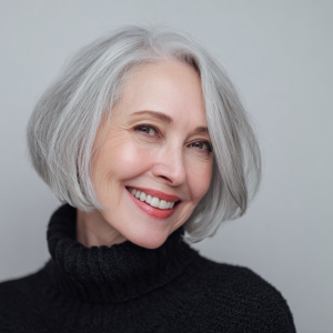 gestufte bob frisuren für ältere frauen