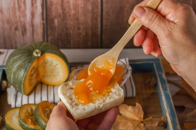 herbst aufstriche ideen apfel kürbismarmelade mit orangensaft