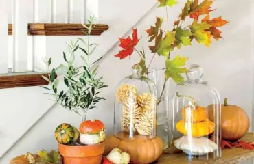 Herbstliche Deko für die Wohnung