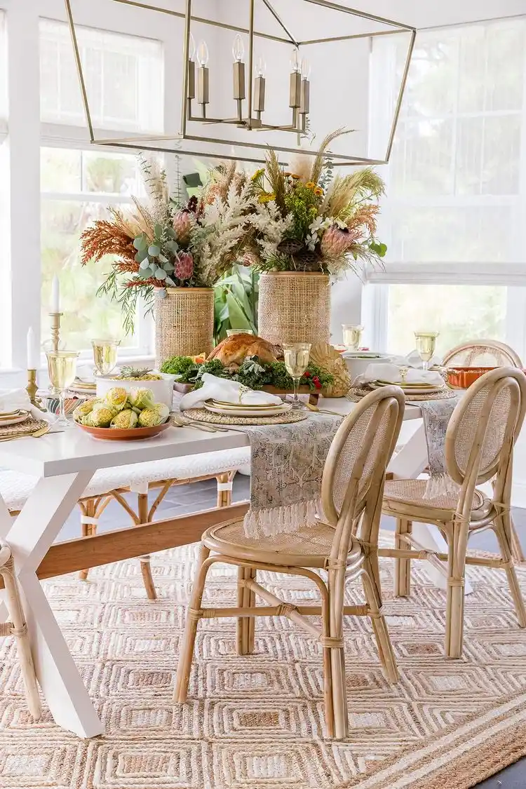 Herbstliche Tischdeko - DIY-Blumenarrangement