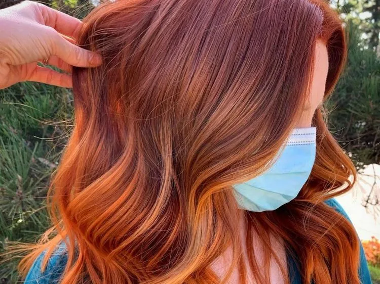 Pumpkin-Spice - Haarfarben-Trends 2023