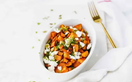 süßkartoffel auflauf mit feta vegetarisches abendessen rezepte