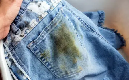 Wie kann man Grasflecken aus Jeans entfernen?