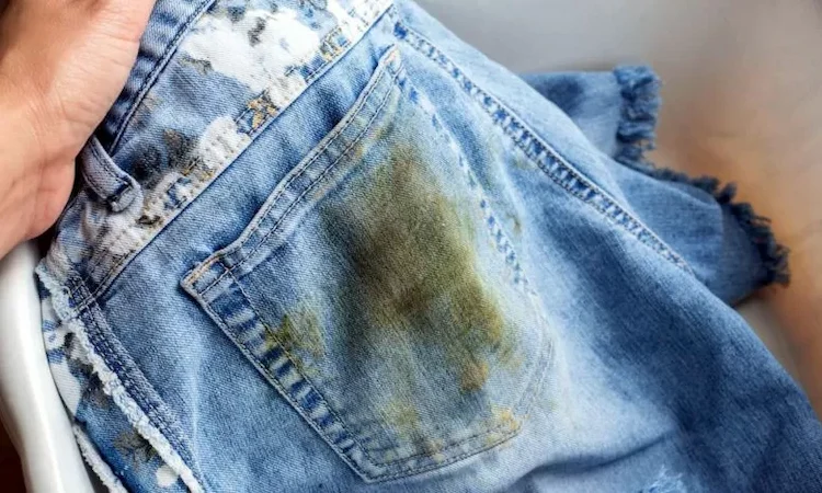 Wie kann man Grasflecken aus Jeans entfernen?