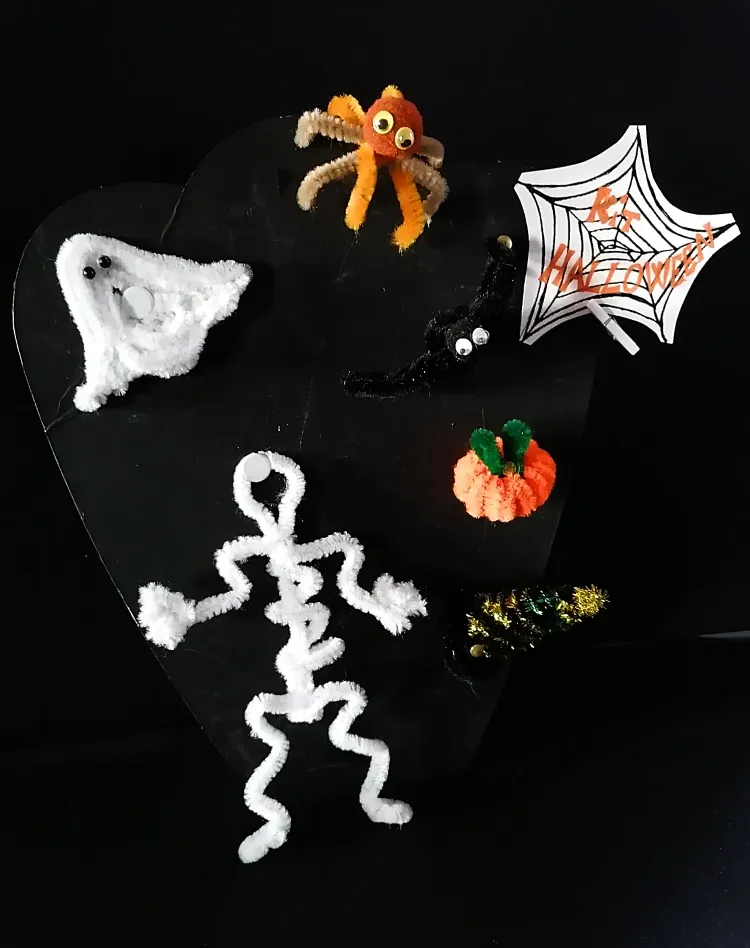 Basteln mit Pfeifenreiniger für Halloween - Einfache Ideen