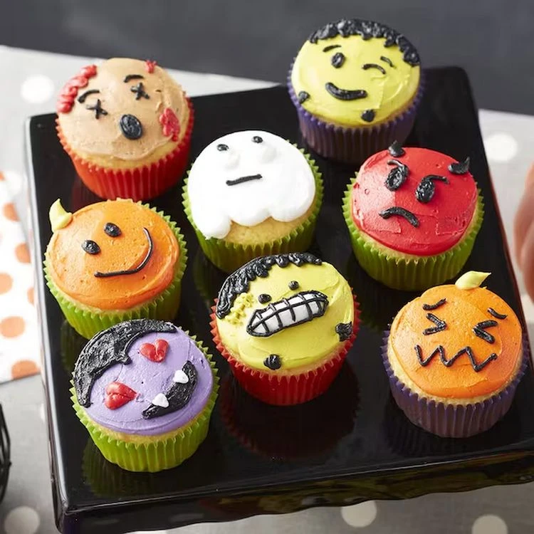cupcakes dekoideen für halloween