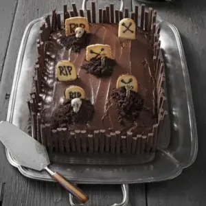 halloween friedhofskuchen dekoideen für kuchen